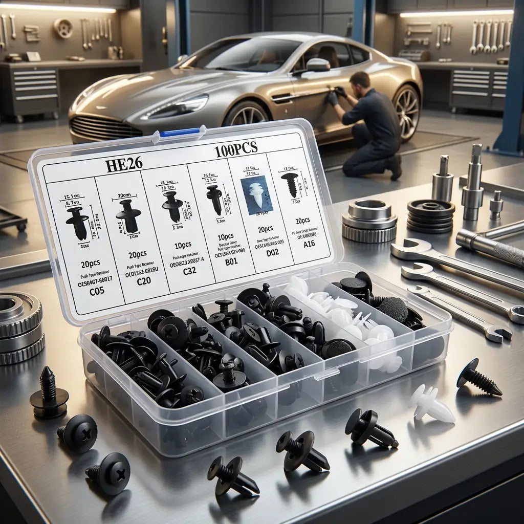 Kit de Clips Rápidos para Automóvil