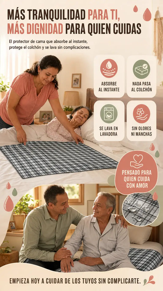 Protector de Cama Impermeable