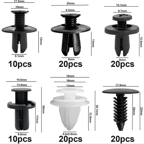 Kit de Clips Rápidos para Automóvil