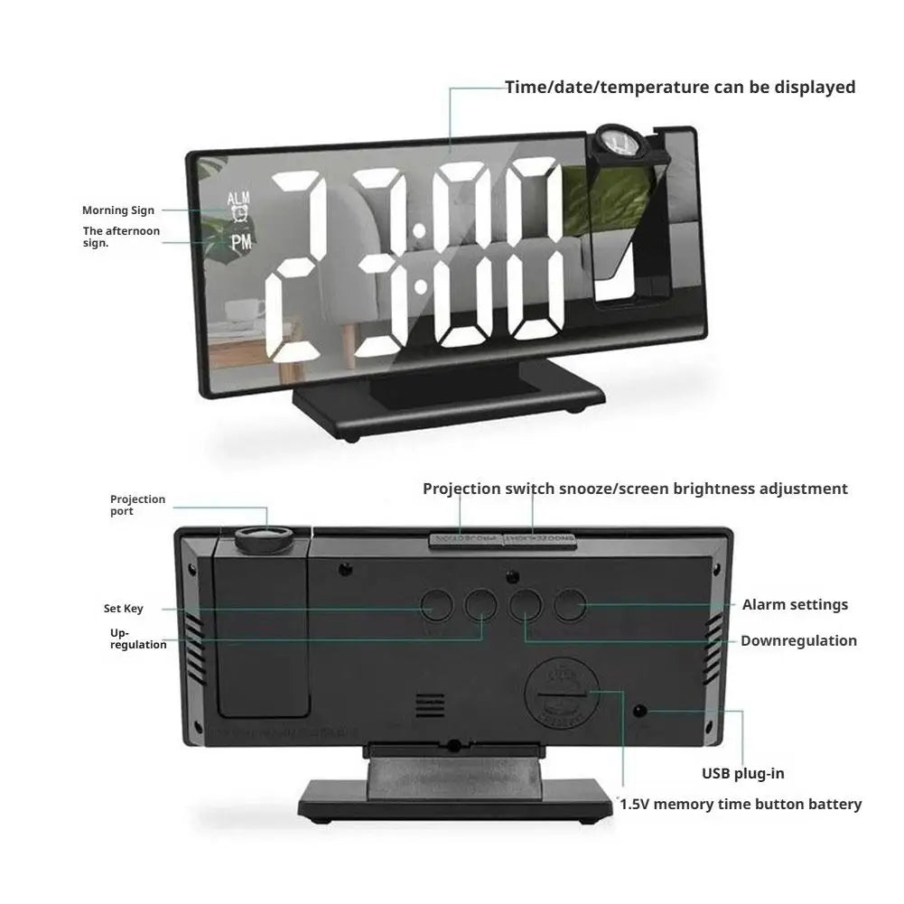 Proyector Reloj Nítido
